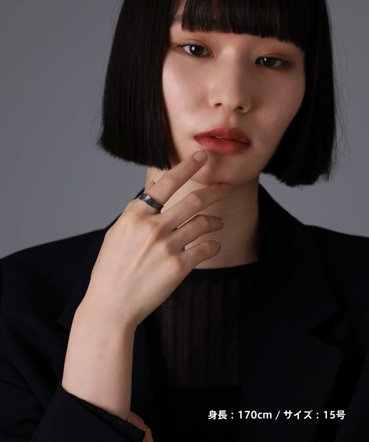 【限定展開】“HAWAIIAN”リバースラウンドリング/サージカルステンレス（金属アレルギー対応）