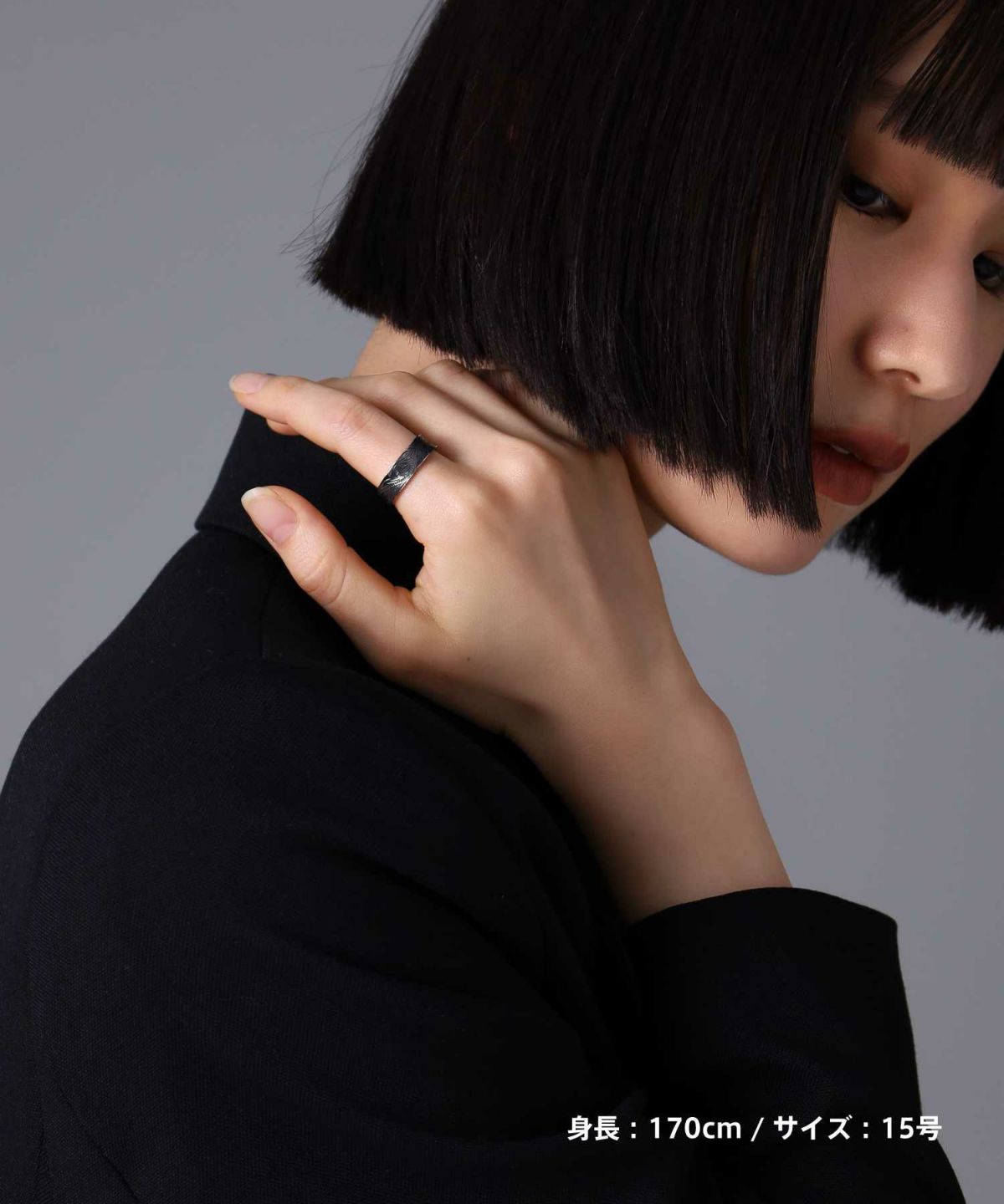 【限定展開】“HAWAIIAN”リバースラウンドリング/サージカルステンレス（金属アレルギー対応）