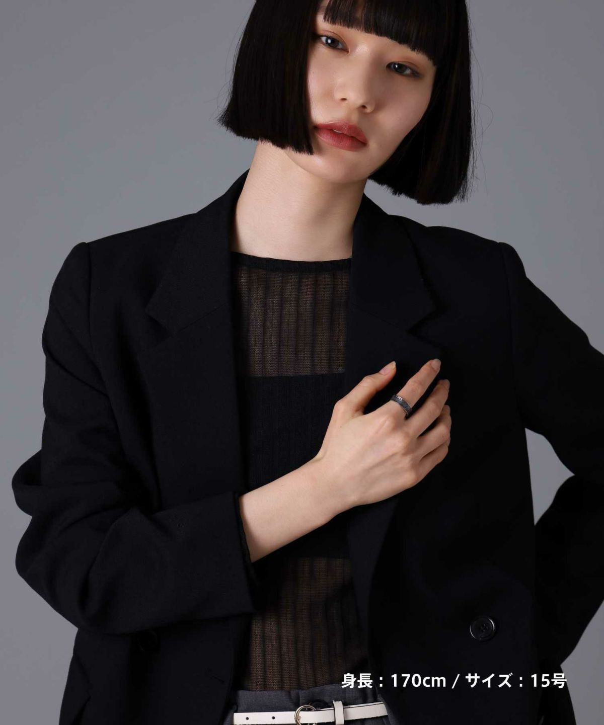 【限定展開】“HAWAIIAN”リバースラウンドリング/サージカルステンレス（金属アレルギー対応）