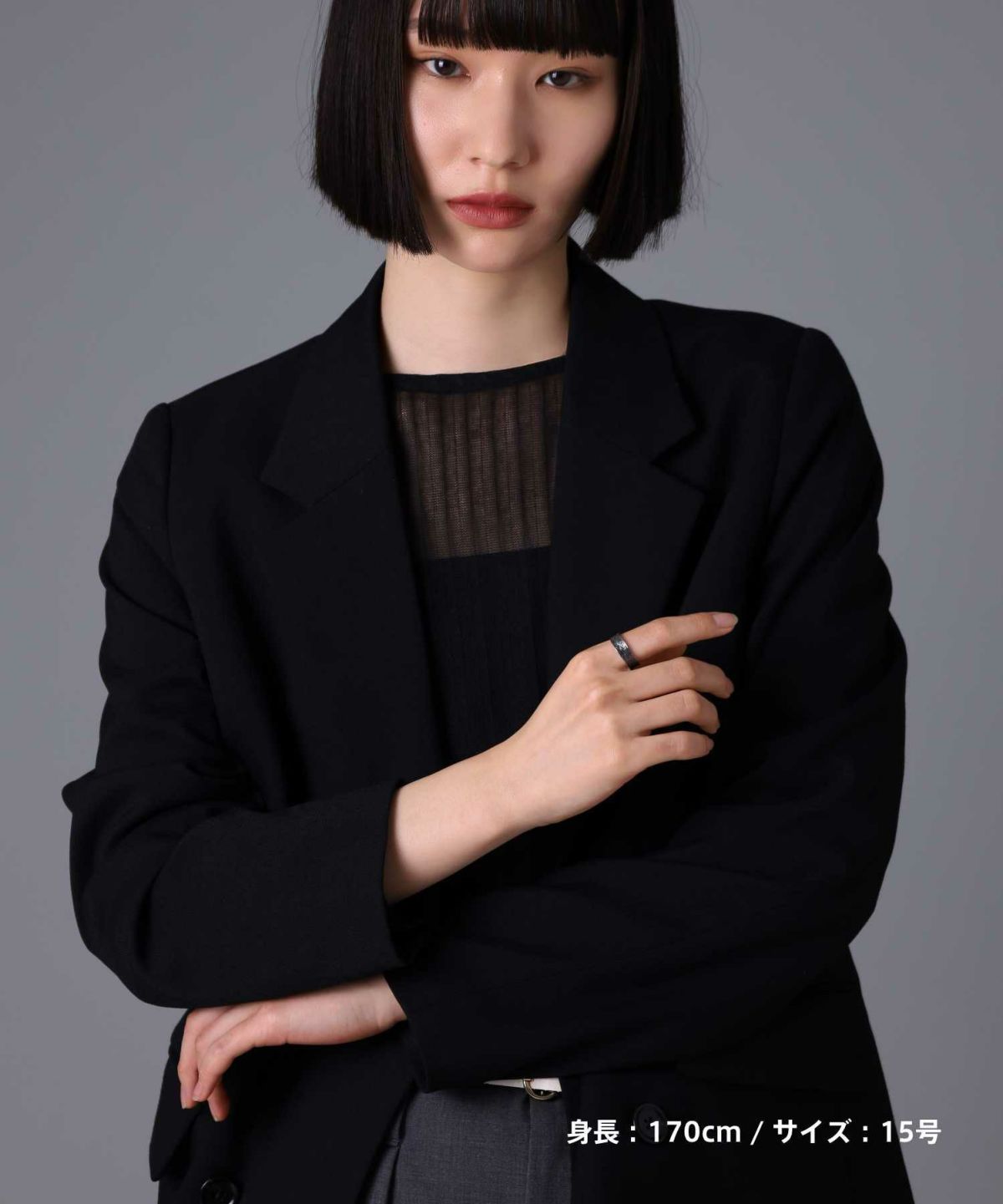 【限定展開】“HAWAIIAN”リバースラウンドリング/サージカルステンレス（金属アレルギー対応）