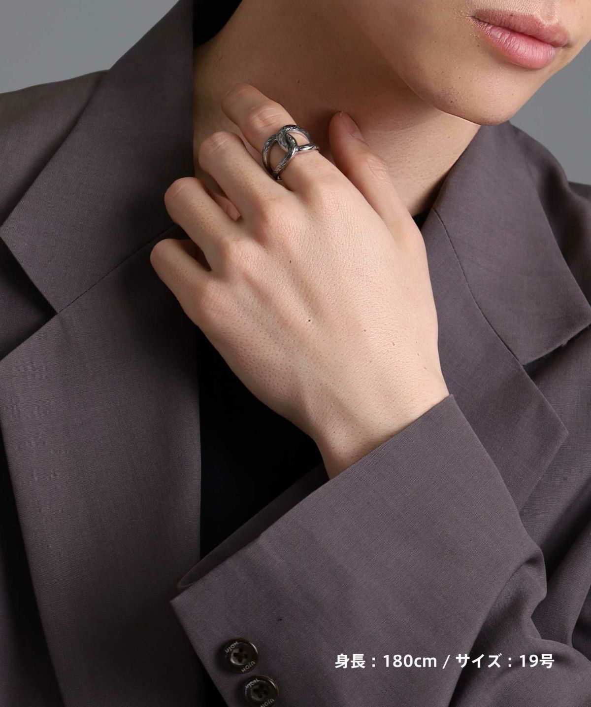 【限定展開】“HAWAIIAN”レイヤードリング/サージカルステンレス（金属アレルギー対応）