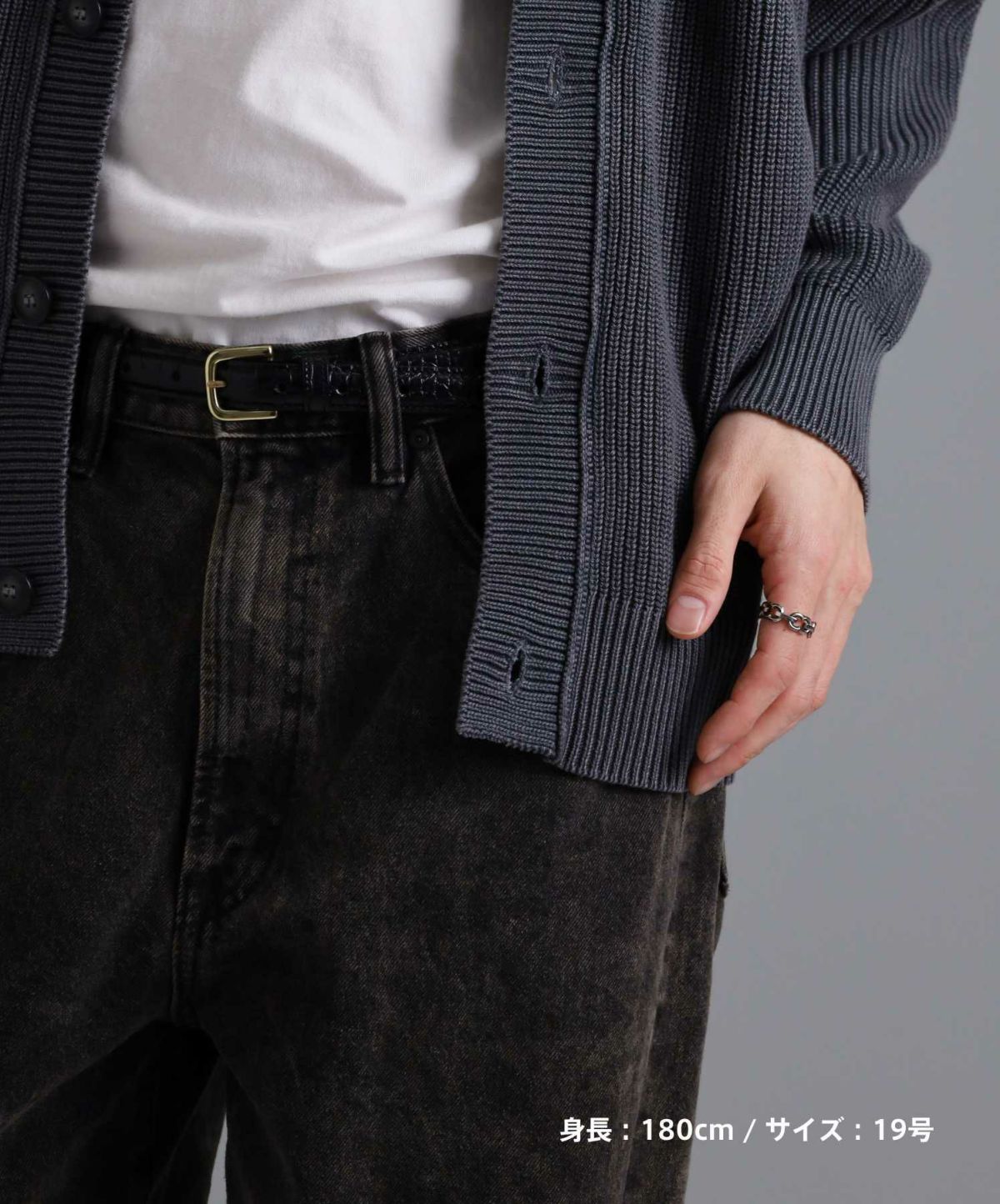 【限定展開】“HAWAIIAN”アンカーチェーンリング/サージカルステンレス（金属アレルギー対応）