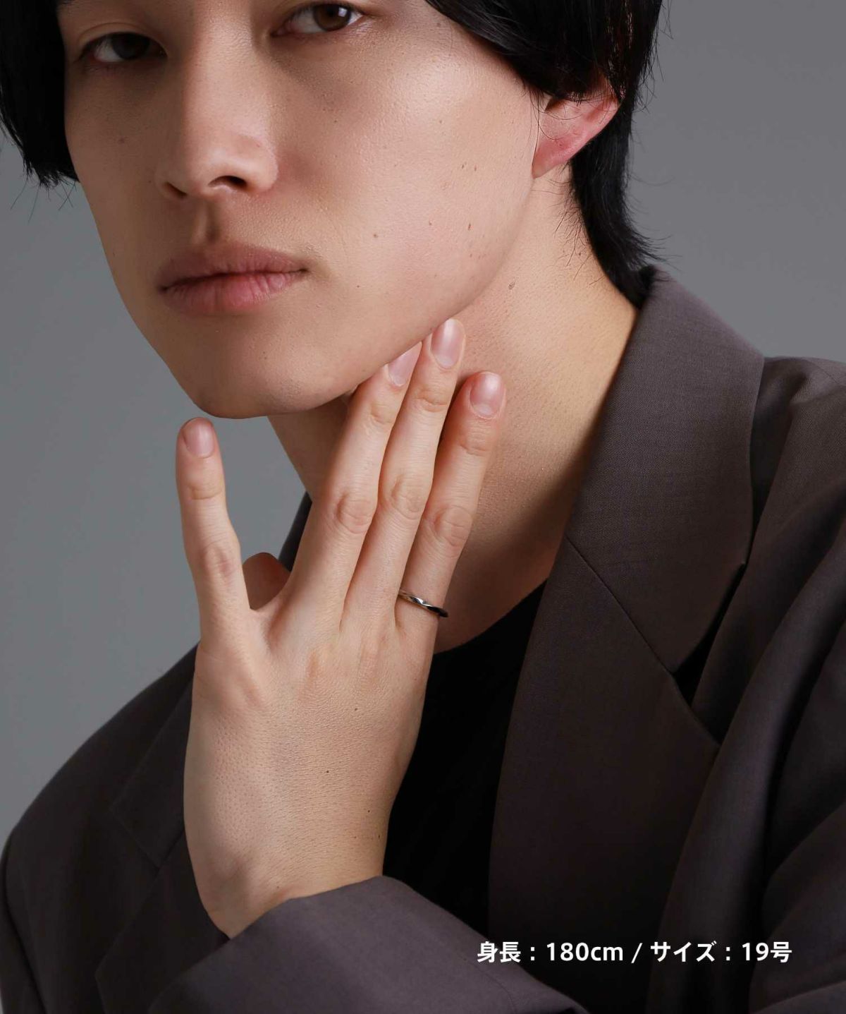 【限定展開】“LH-1”スキニーリング（ツイスト）/サージカルステンレス（金属アレルギー対応）