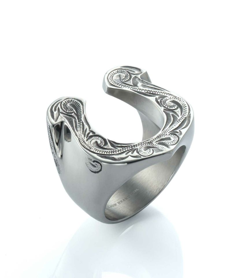 【限定展開】“HAWAIIAN”ホースシューリング/サージカルステンレス（金属アレルギー対応）