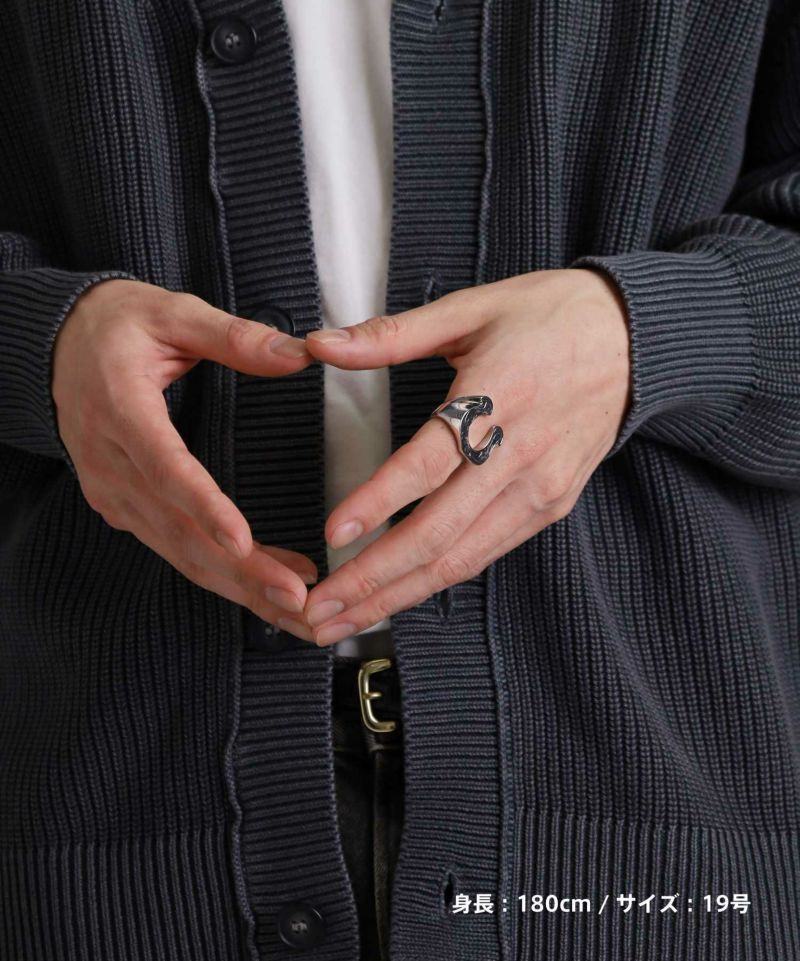 【限定展開】“HAWAIIAN”ホースシューリング/サージカルステンレス（金属アレルギー対応）