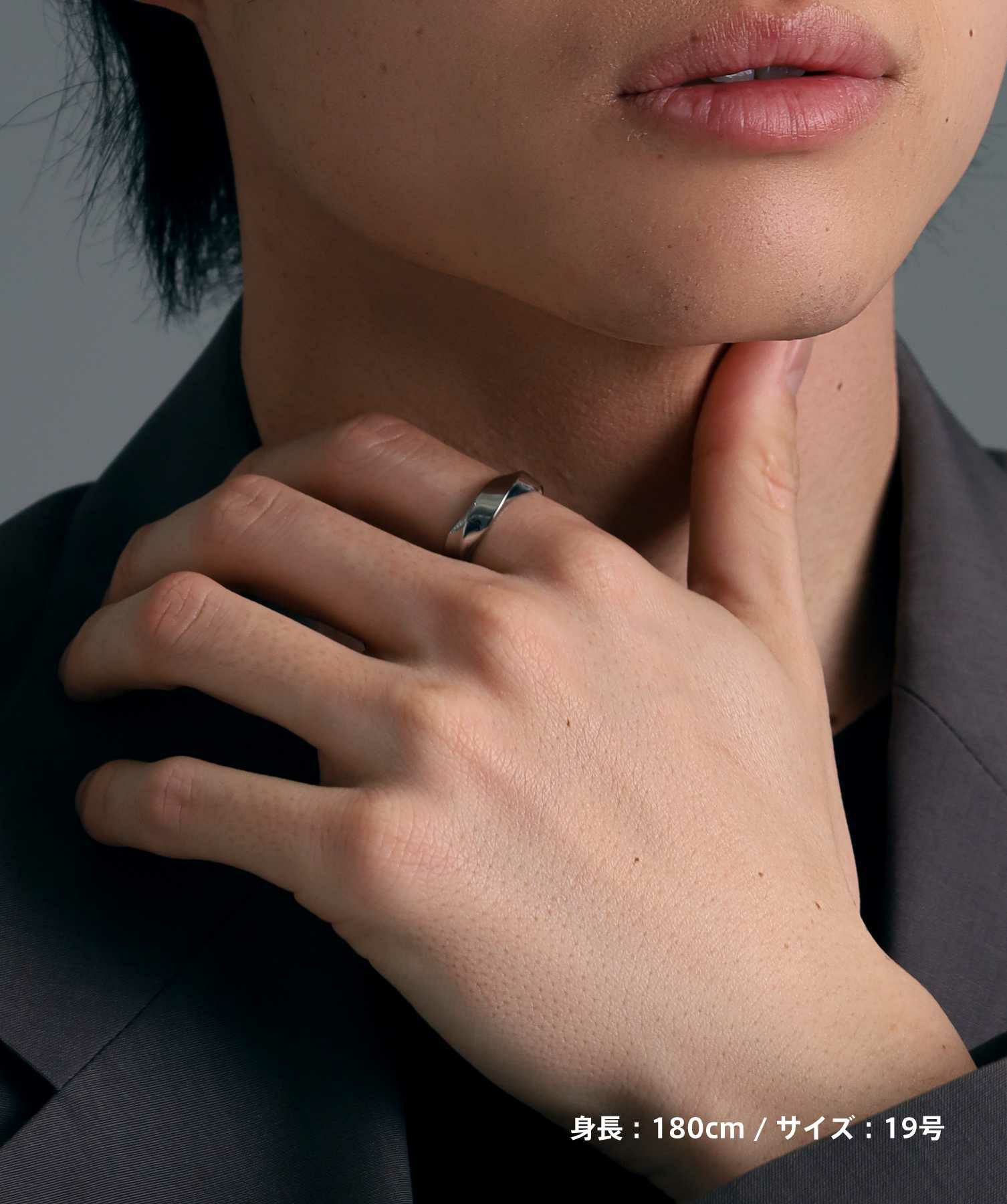Xtone シルバー ウェーブリング 19号 Xtone シルバー ウェーブリング 19号 Wave Ring ｜Jewelry | Xtone