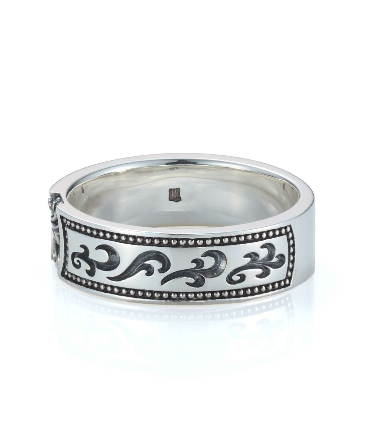 “HOWL”タテガミハウルカービングリング（6mm幅）/シルバー925/シルバー925