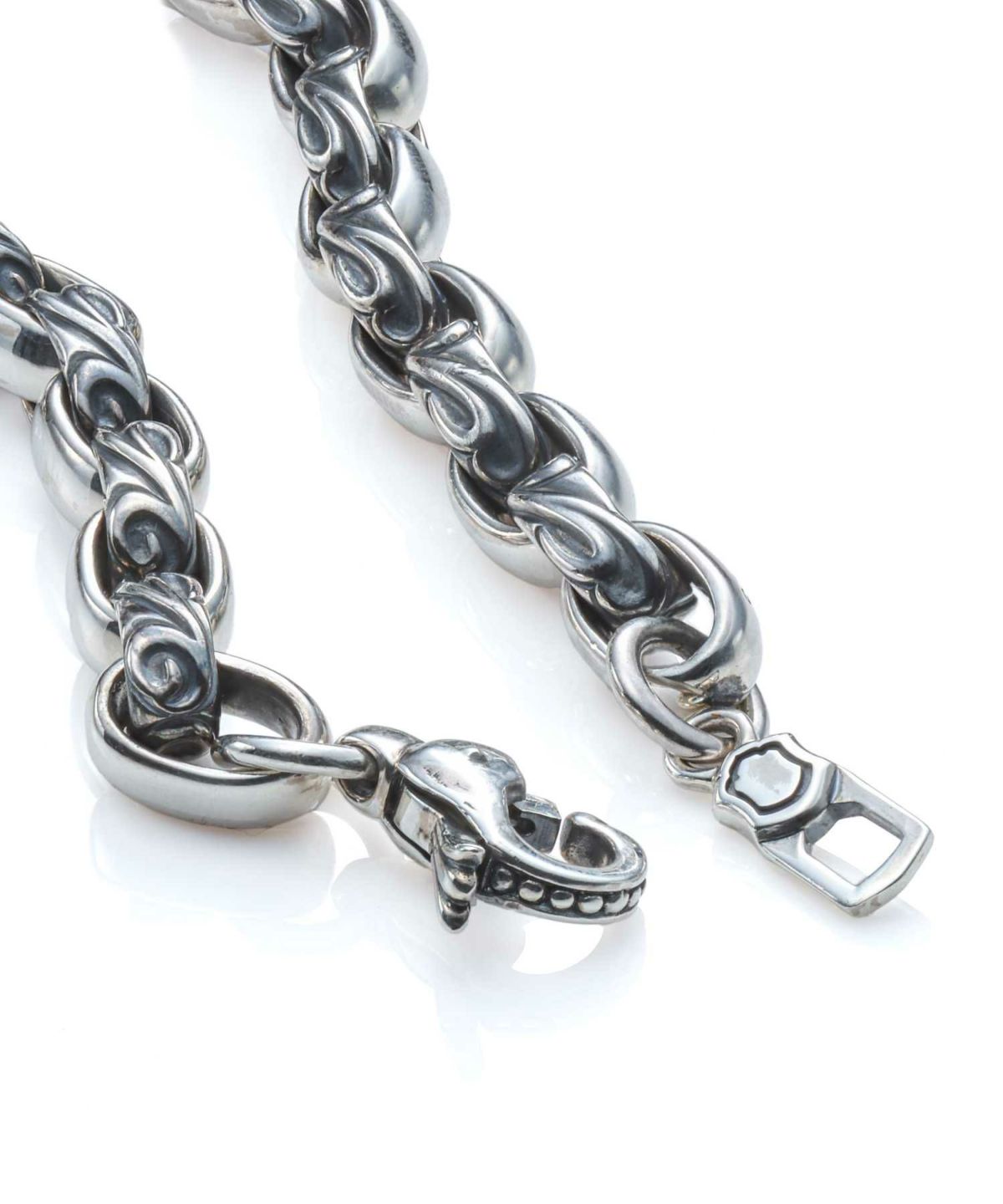 “HOWL”ナロースクロールブレスレット/シルバー925