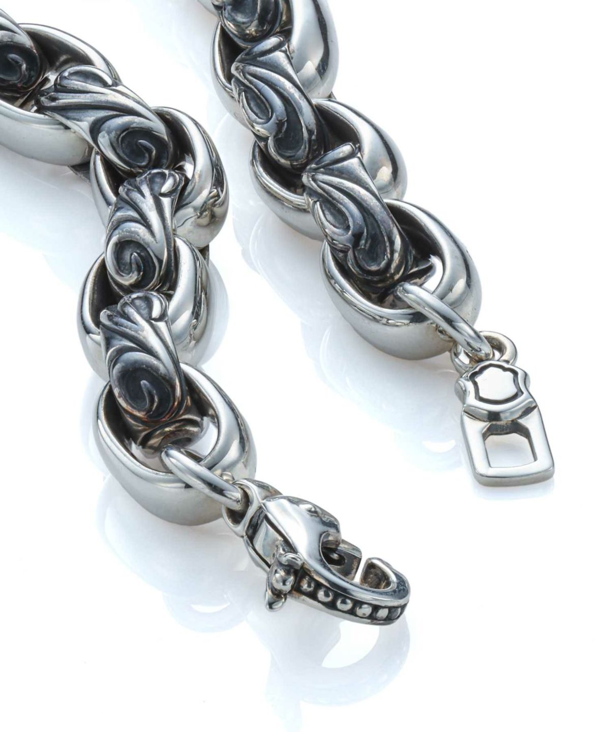 “HOWL”ミドルスクロールブレスレット/シルバー925