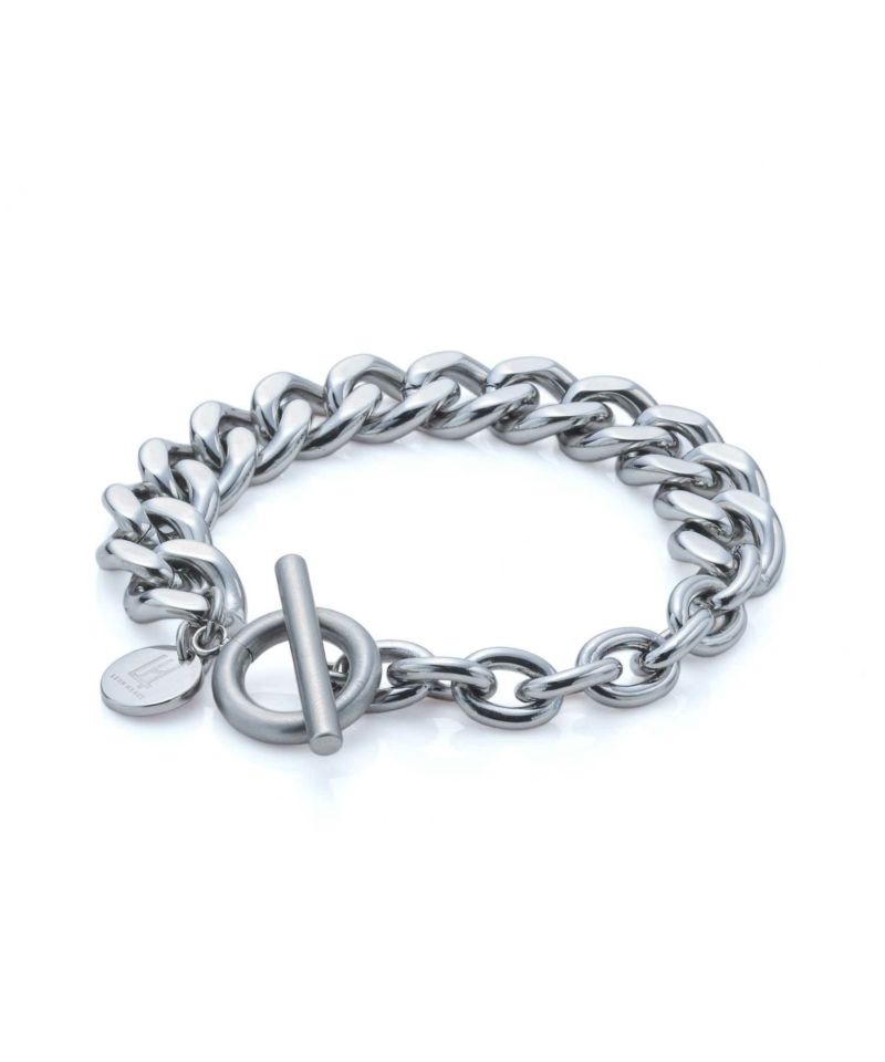 【限定展開】“LH-1”ヴァリアスチェーンブレスレット（コンビネーション“カットキヘイ＋アズキ”）/サージカルステンレス（金属アレルギー対応）