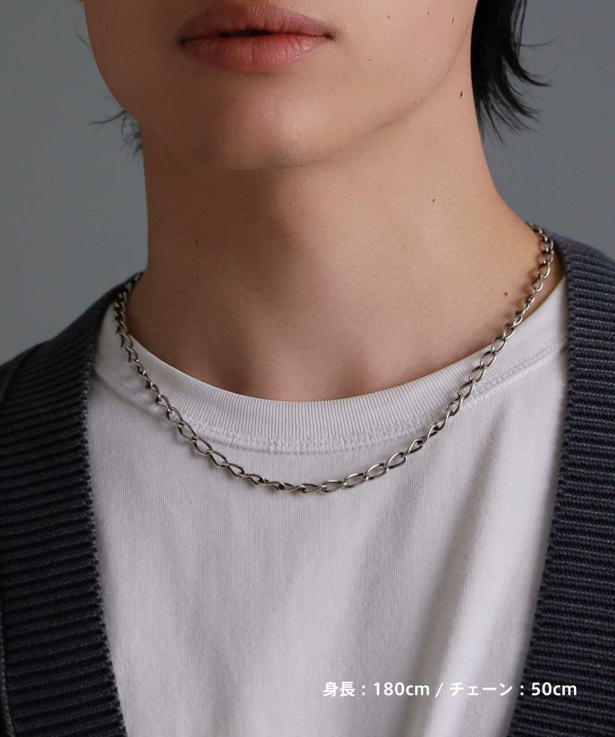 “BASIC”トラッドチェーンネックレス/シルバー925