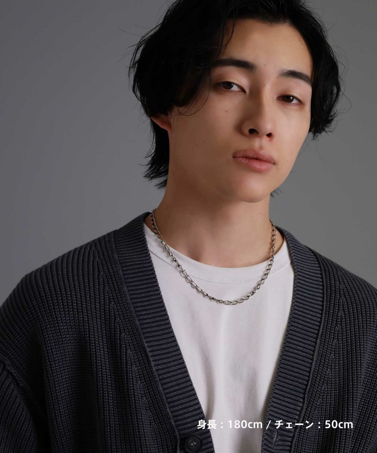 “BASIC”トラッドチェーンネックレス/シルバー925