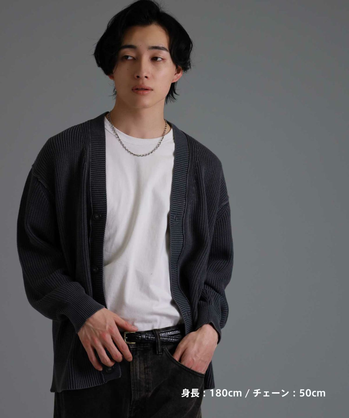 “BASIC”トラッドチェーンネックレス/シルバー925