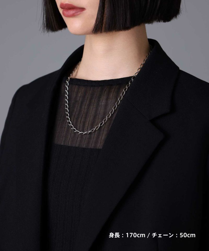 “BASIC”トラッドチェーンネックレス/シルバー925