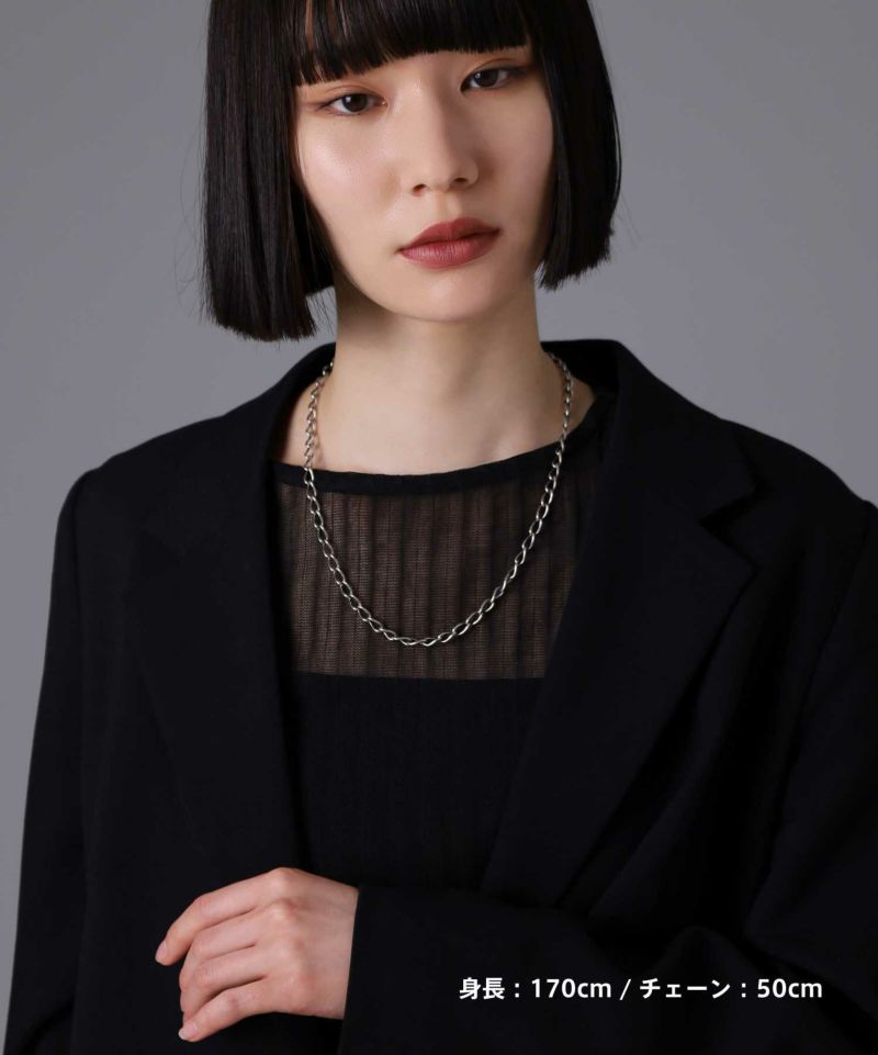 “BASIC”トラッドチェーンネックレス/シルバー925