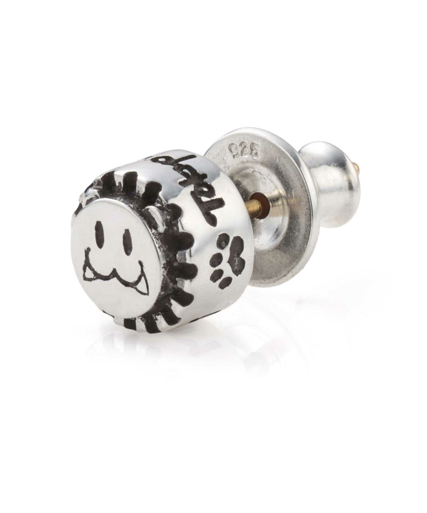 LION HEART シルバーピアス LEO LEO”スタッズピアス(smile)/シルバー925 | ライオンハート(LION